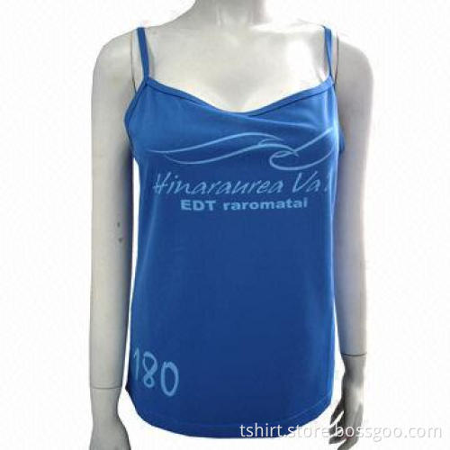 Women's blue sports sexy top